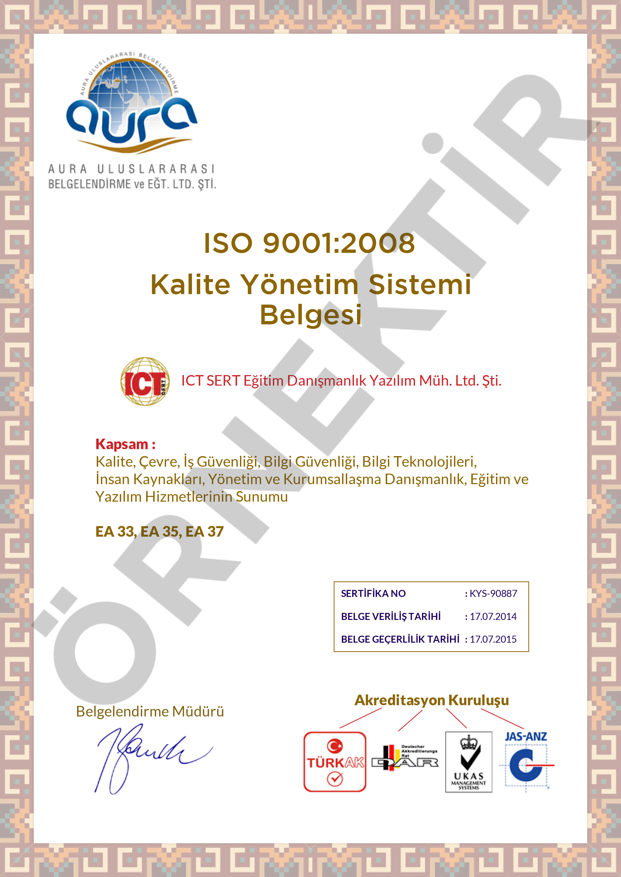 ISO 9001 2008